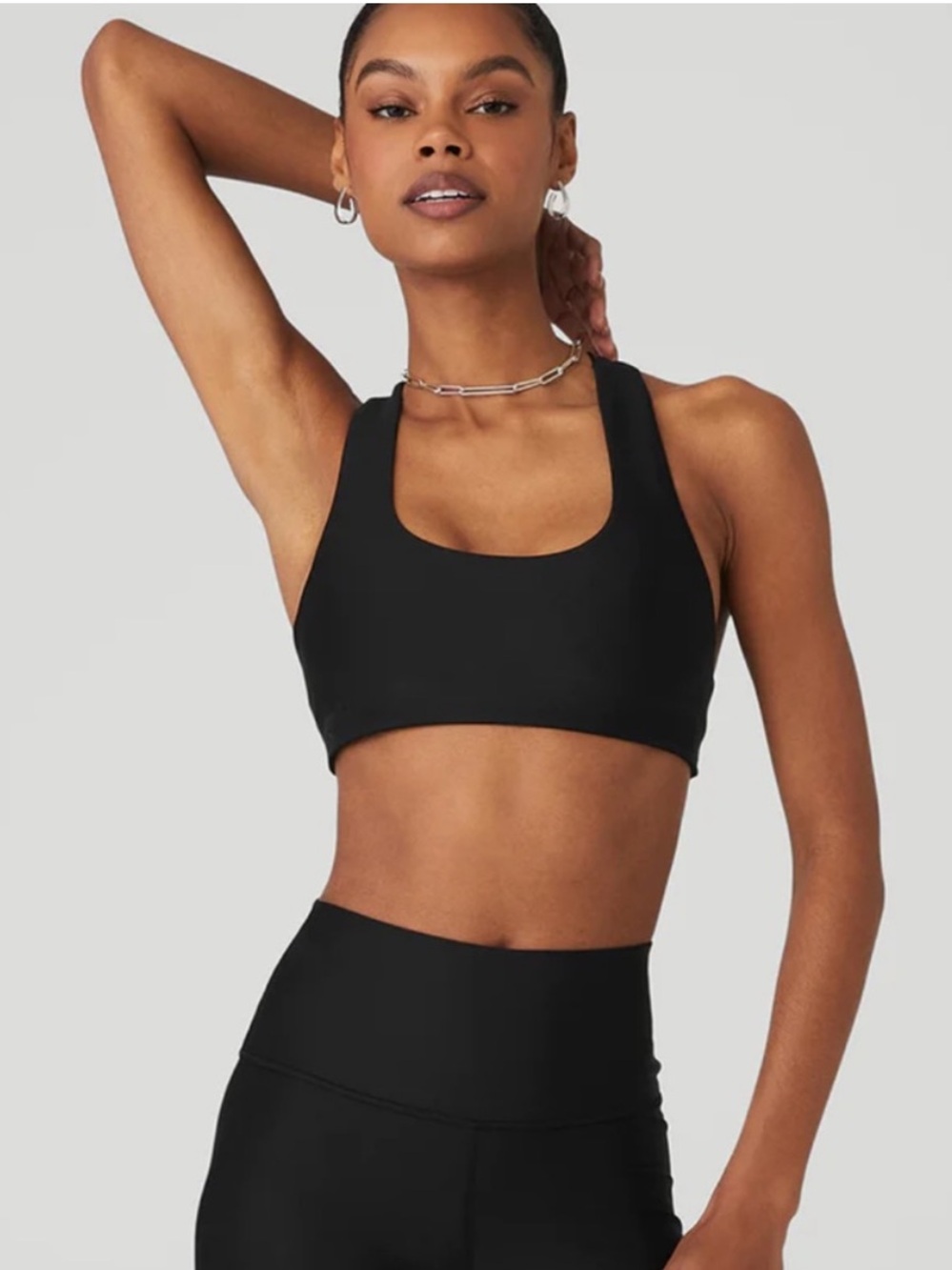 ALO Yoga Airlift Advantage Racerback Bra in Black
